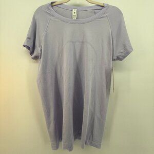 Lululemon Swiftly Tech Short Sleeve 2.0 Crew Size 14 NWT Purple Athletic Workout